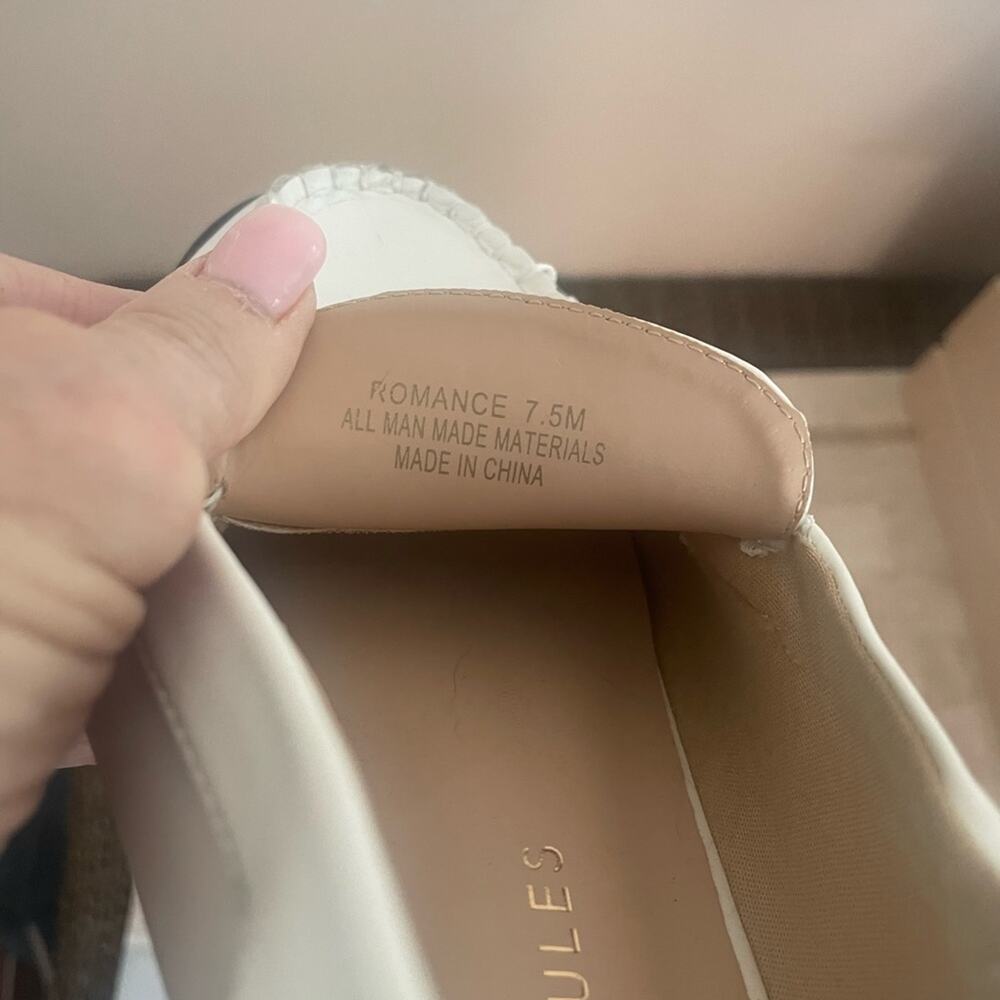 Sincerely Jules "Romance" sling back mules - Picture 7 of 8